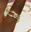 Bague plaqué OR 18K (8 modèles)